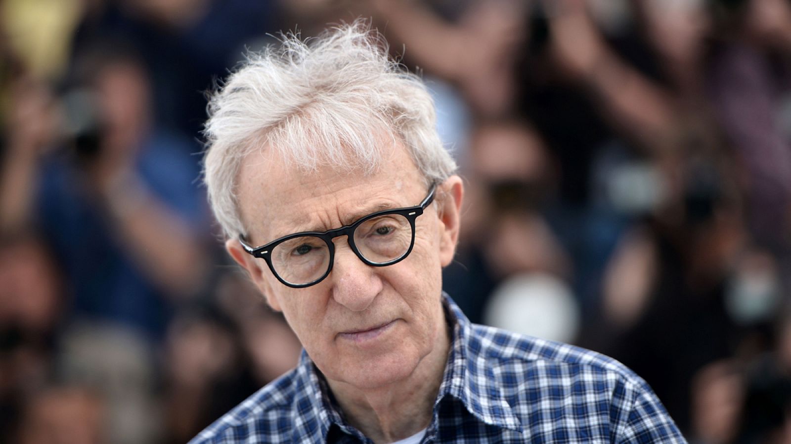 Woody Allen en la presentación de 'Irrational Man' en el Festival de Cannes de 2015.