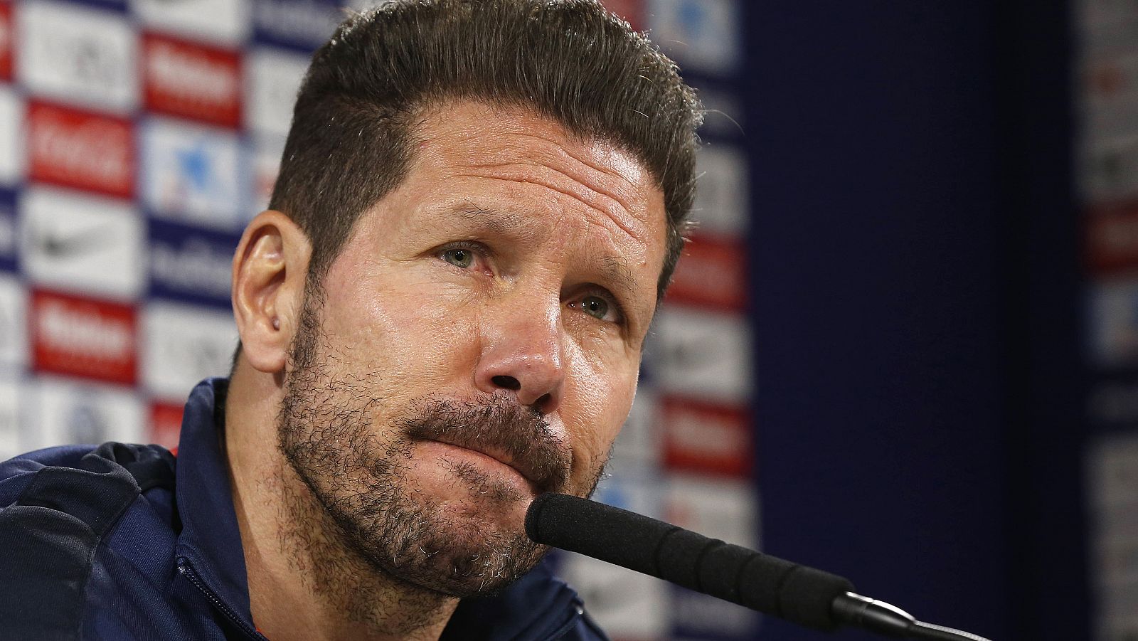 Diego Simeone, en rueda de prensa.