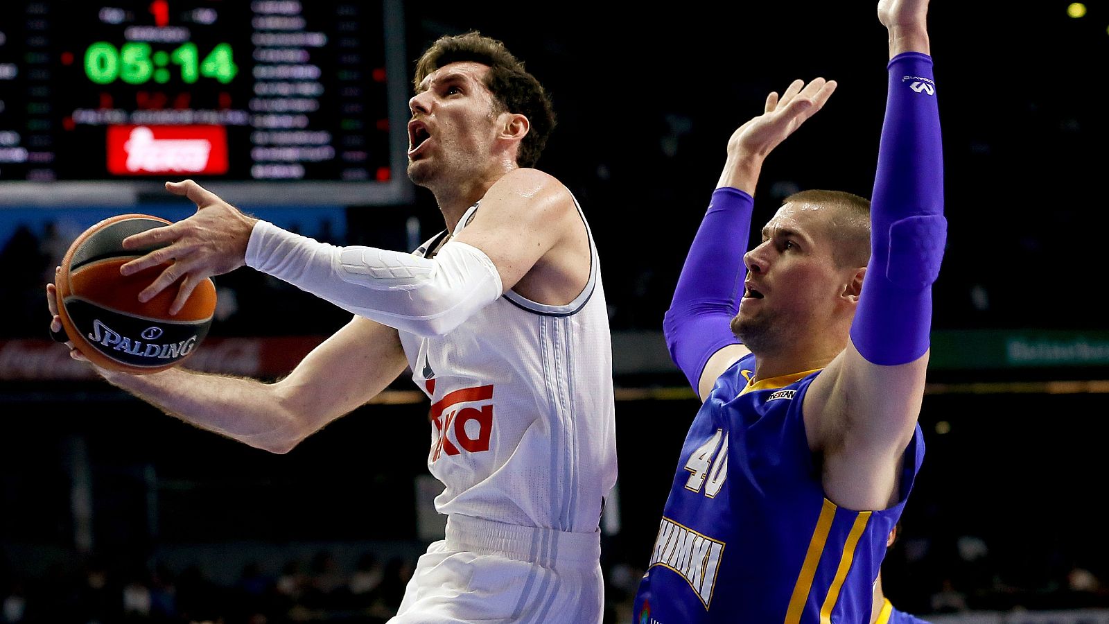 Rudy Fernández, en la imagen el último Real Madrid-Khimki, es duda para la Liga.