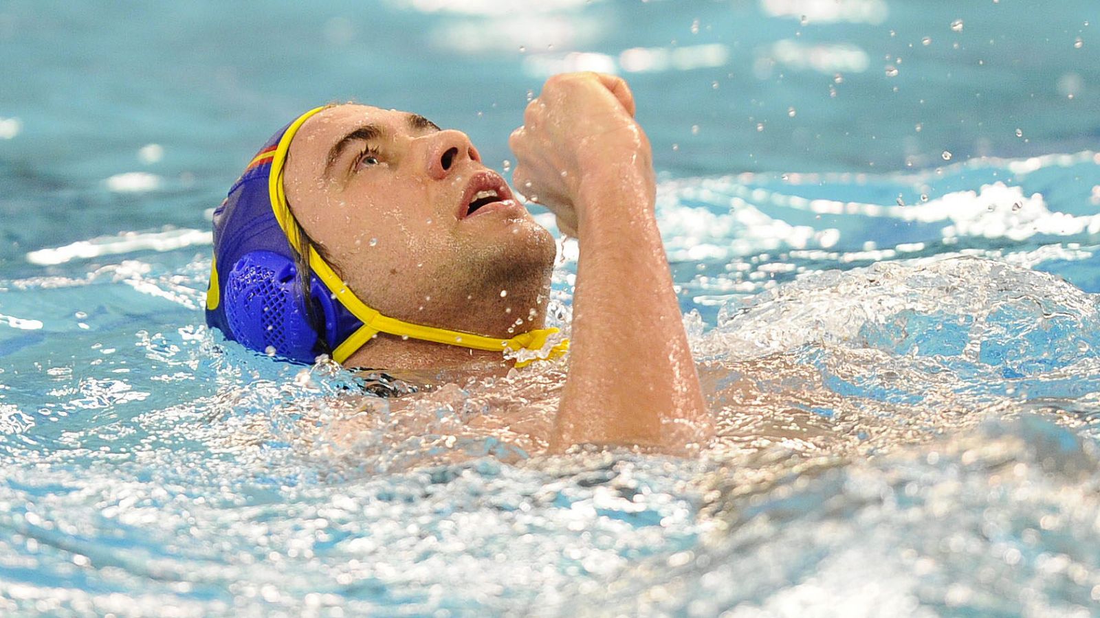 El jugador español de waterpolo Guillermo Molina