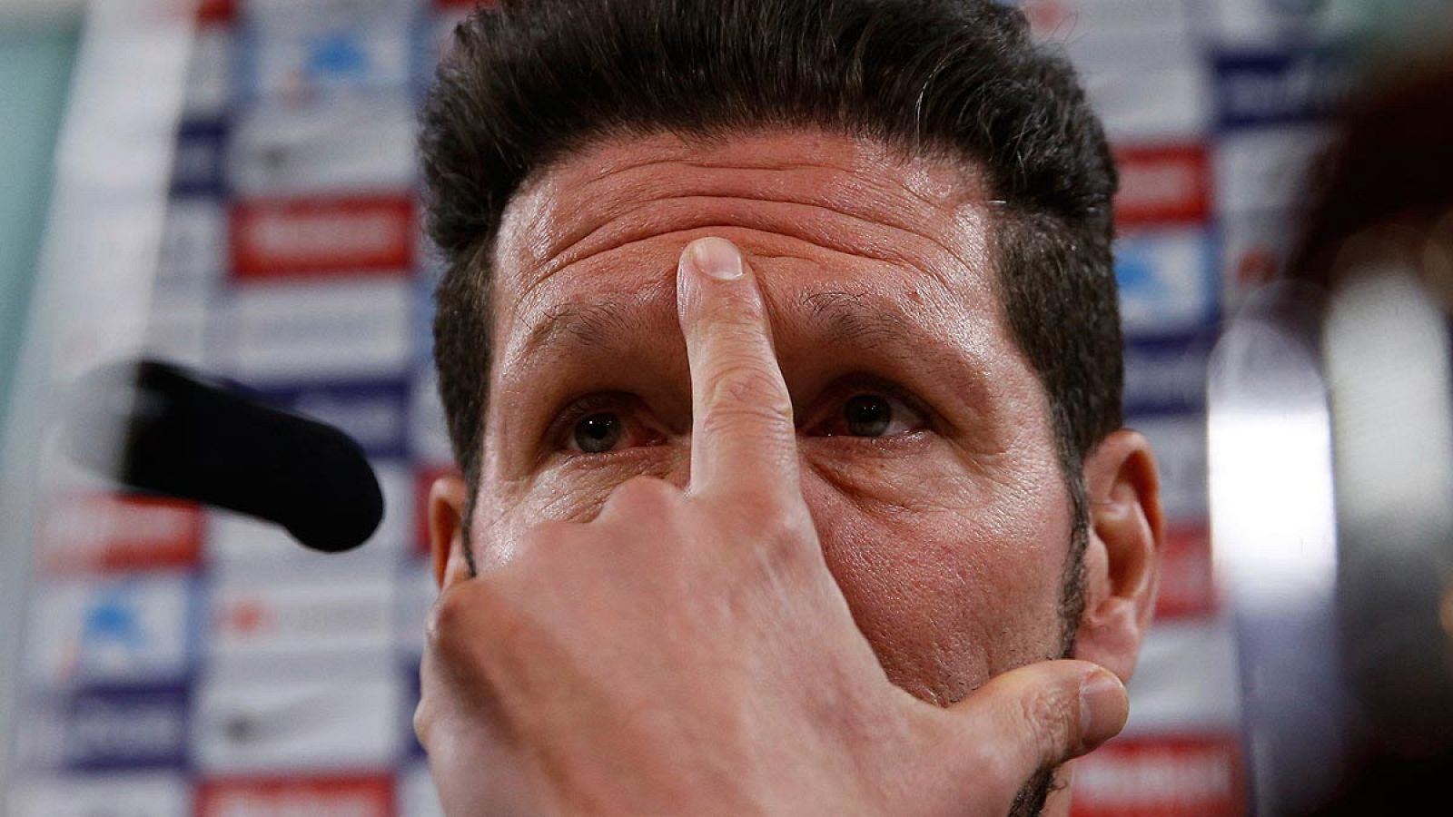 Simeone, en la previa del partido en Liga contra el Espanyol