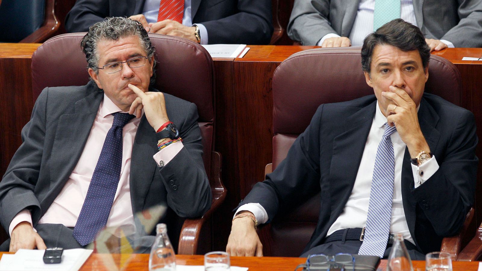 Granados (i) y González, en una foto de 2011 cuando formaban parte del Gobierno de Aguirre.