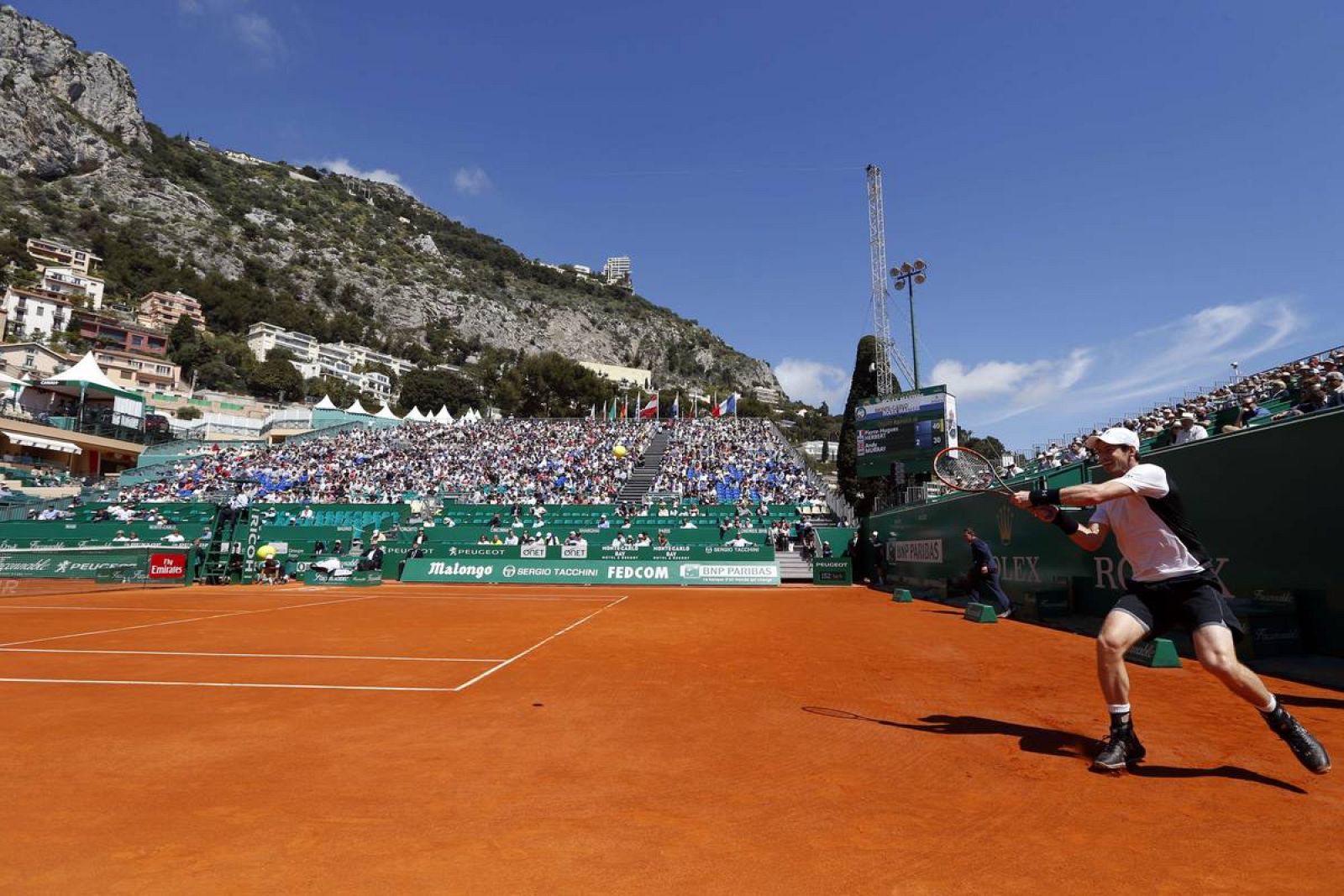 Murray este martes en el torneo de Montecarlo