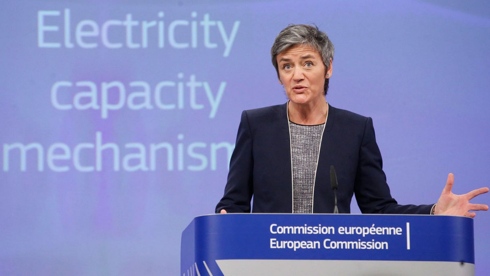 La comisaria europea de Competencia, Margrethe Vestager