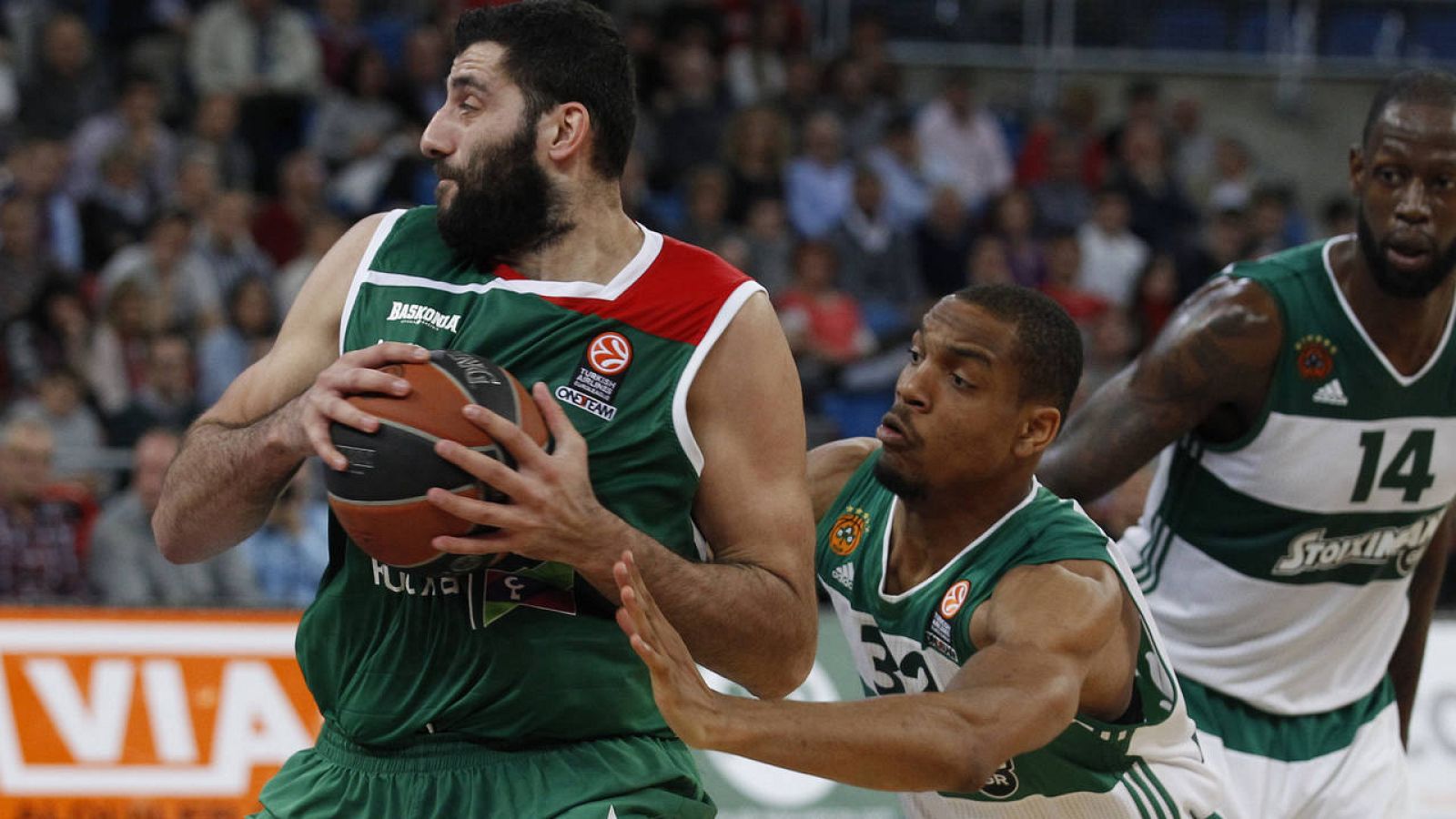 El Baskonia ha superado ampliamente al Panathinaikos