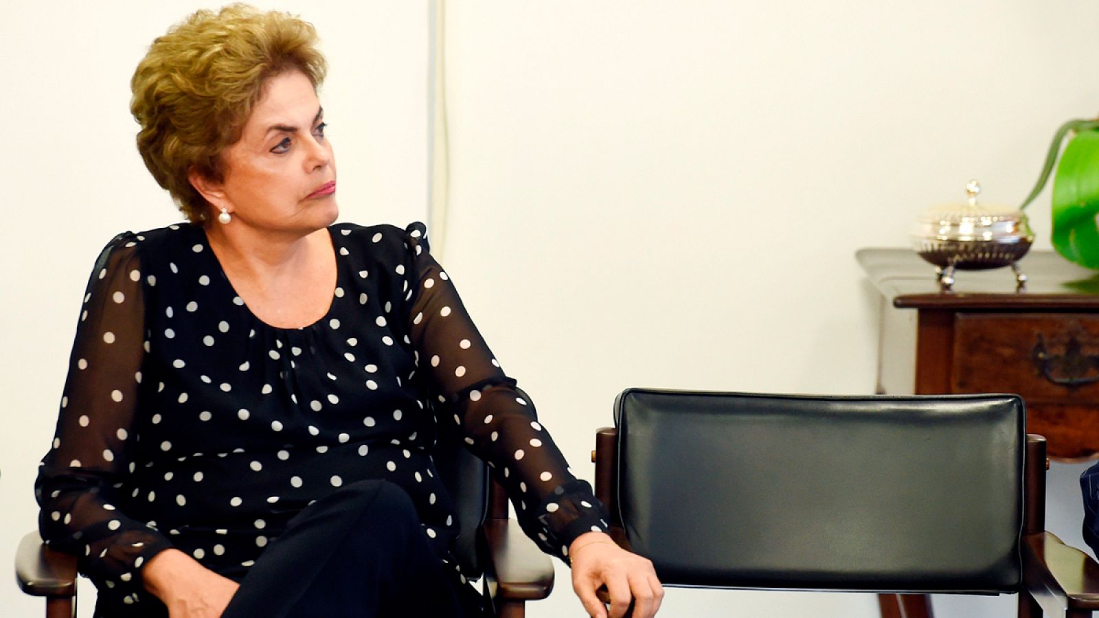 La presidenta de Brasil, Dilma Rousseff, durante un acto en Brasilia este miércoles 13 de abril.