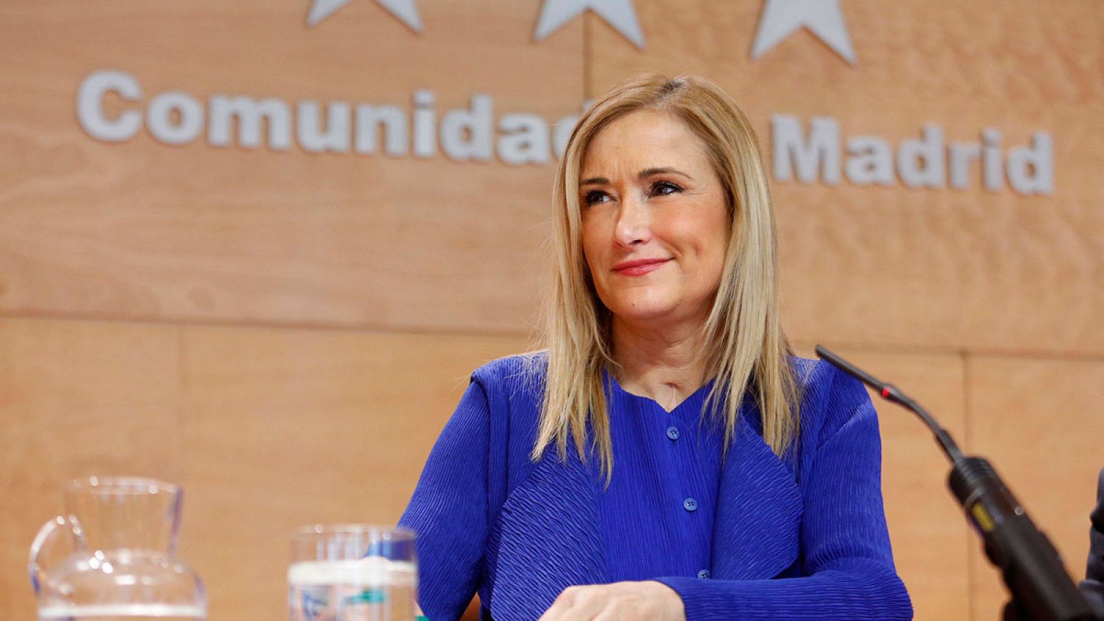 La presidenta de la Comunidad de Madrid, Cristina Cifuentes