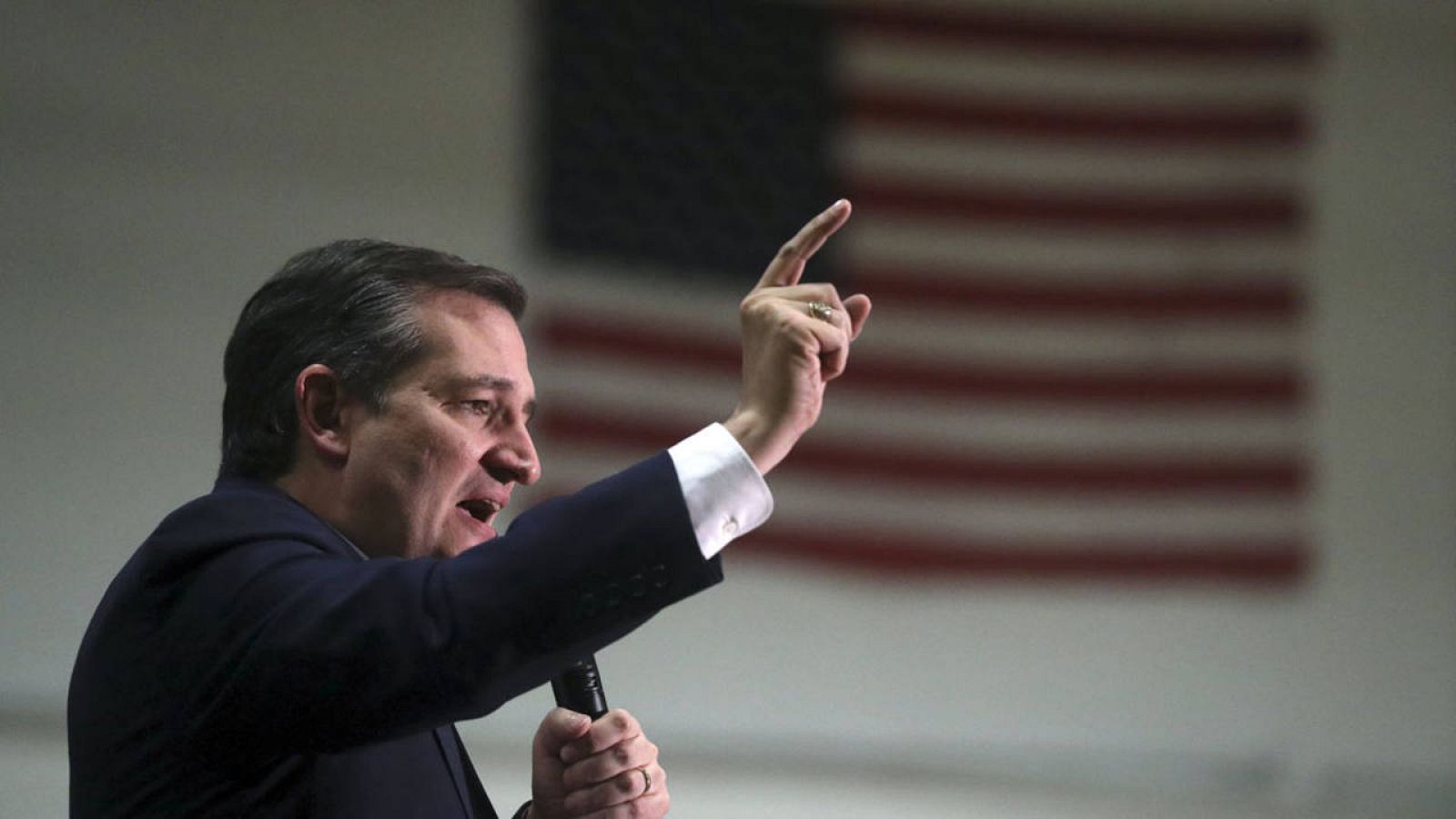 Cruz durante un acto de campaña el viernes 15 de abril en Nueva York