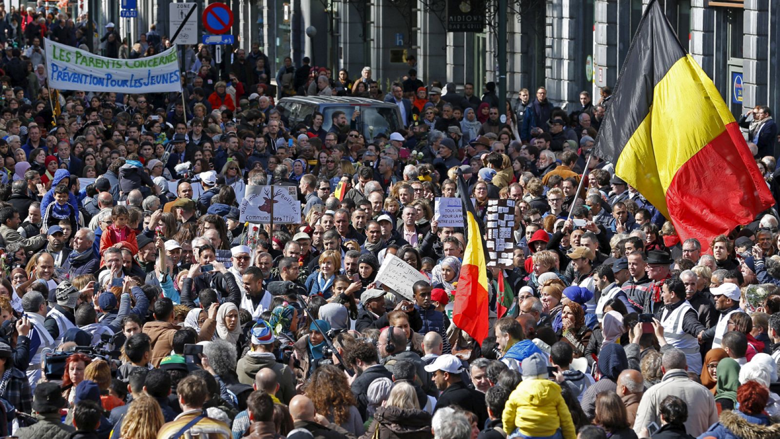 Marcha en Bruselas