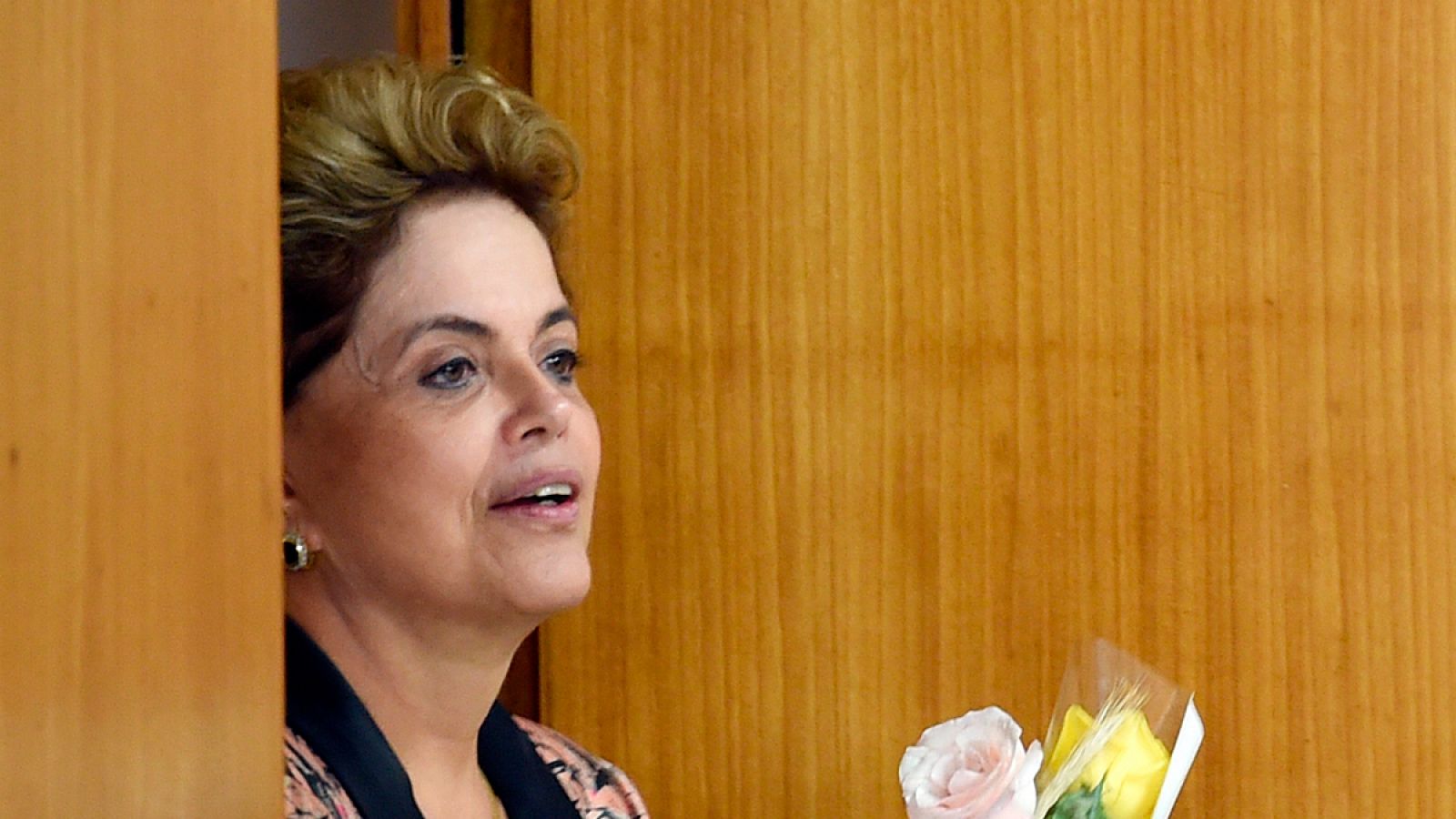 La presidenta de Brasil, Dilma Rousseff, durante un acto en Brasilia el 19 de abril.