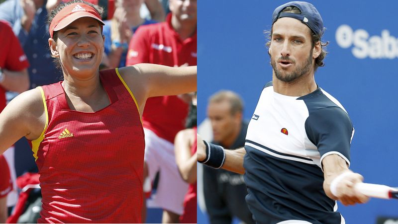 Garbiñe Muguruza y Feliciano López, padrinos del 'Charity day'