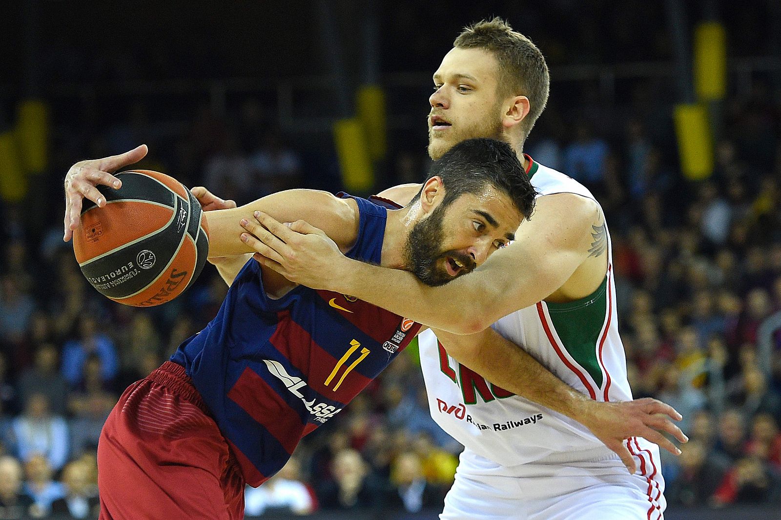 Imagen de Navarro en el cuarto partido de la serie en Barcelona.