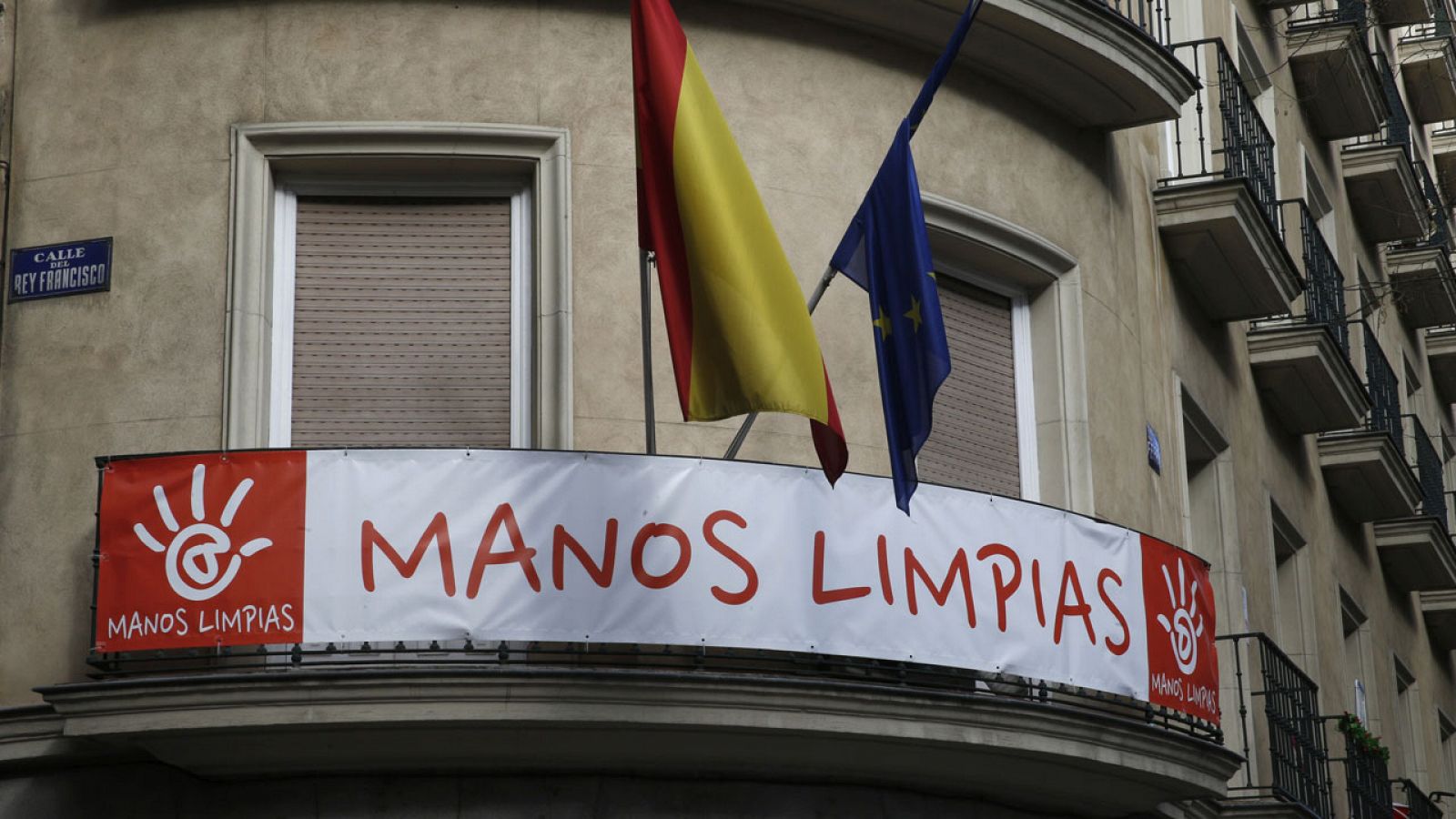 Sede del sindicato Manos Limpias en Madrid