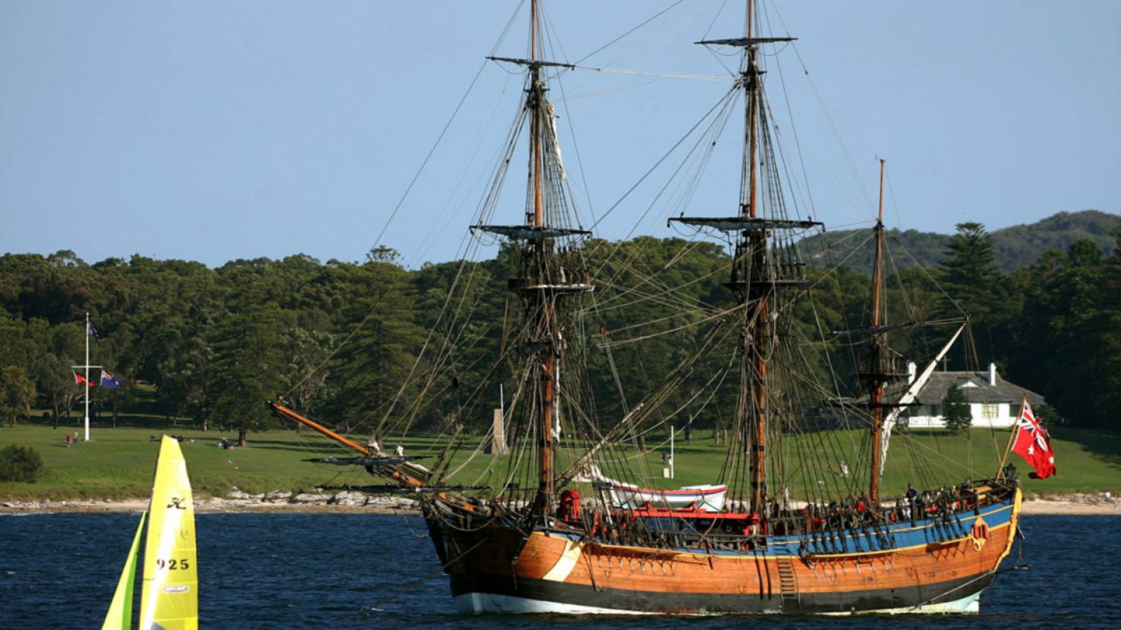Réplica de HM Bark Endeavour.