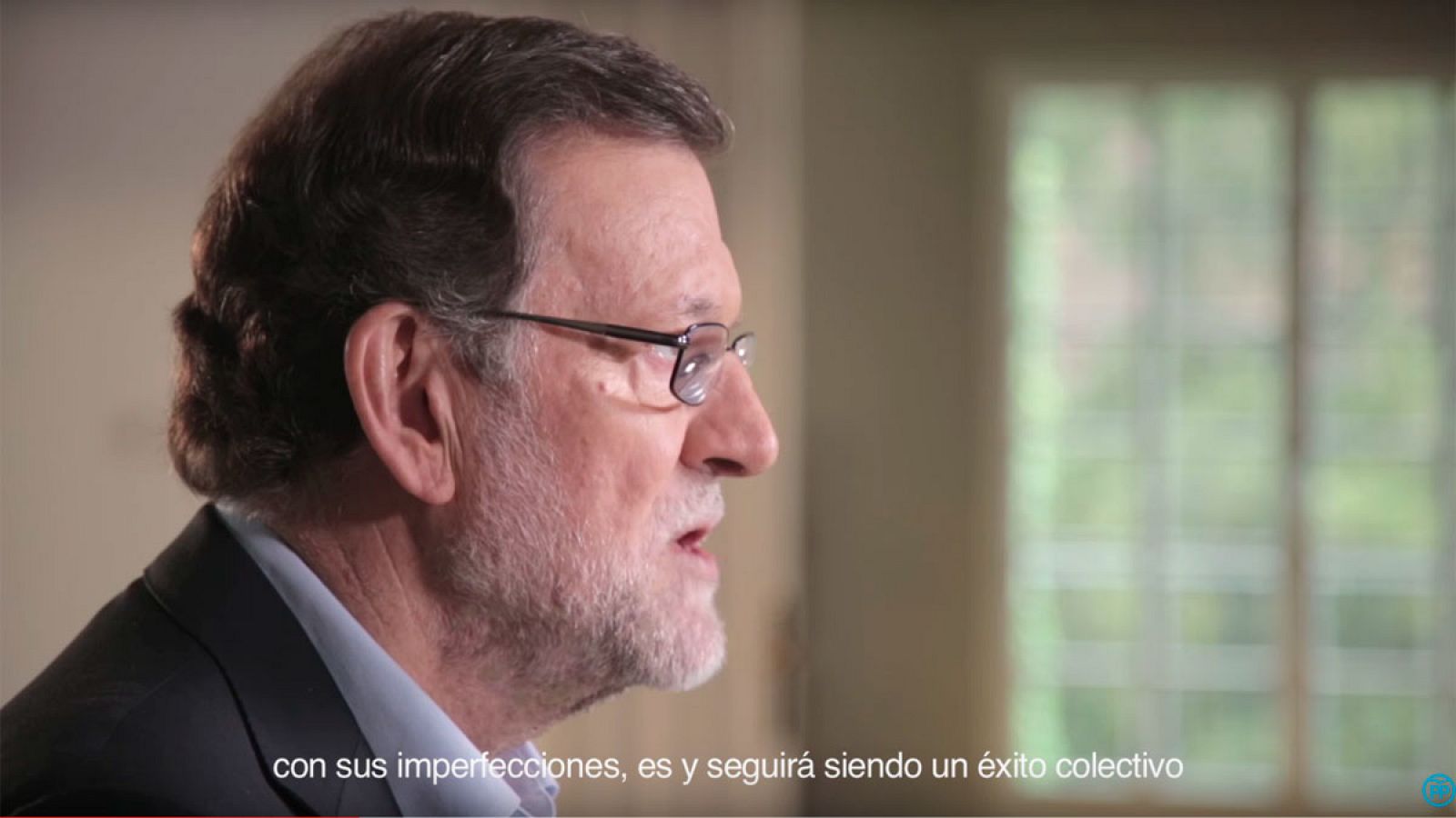 Imagen del vídeo de precampaña de Mariano Rajoy