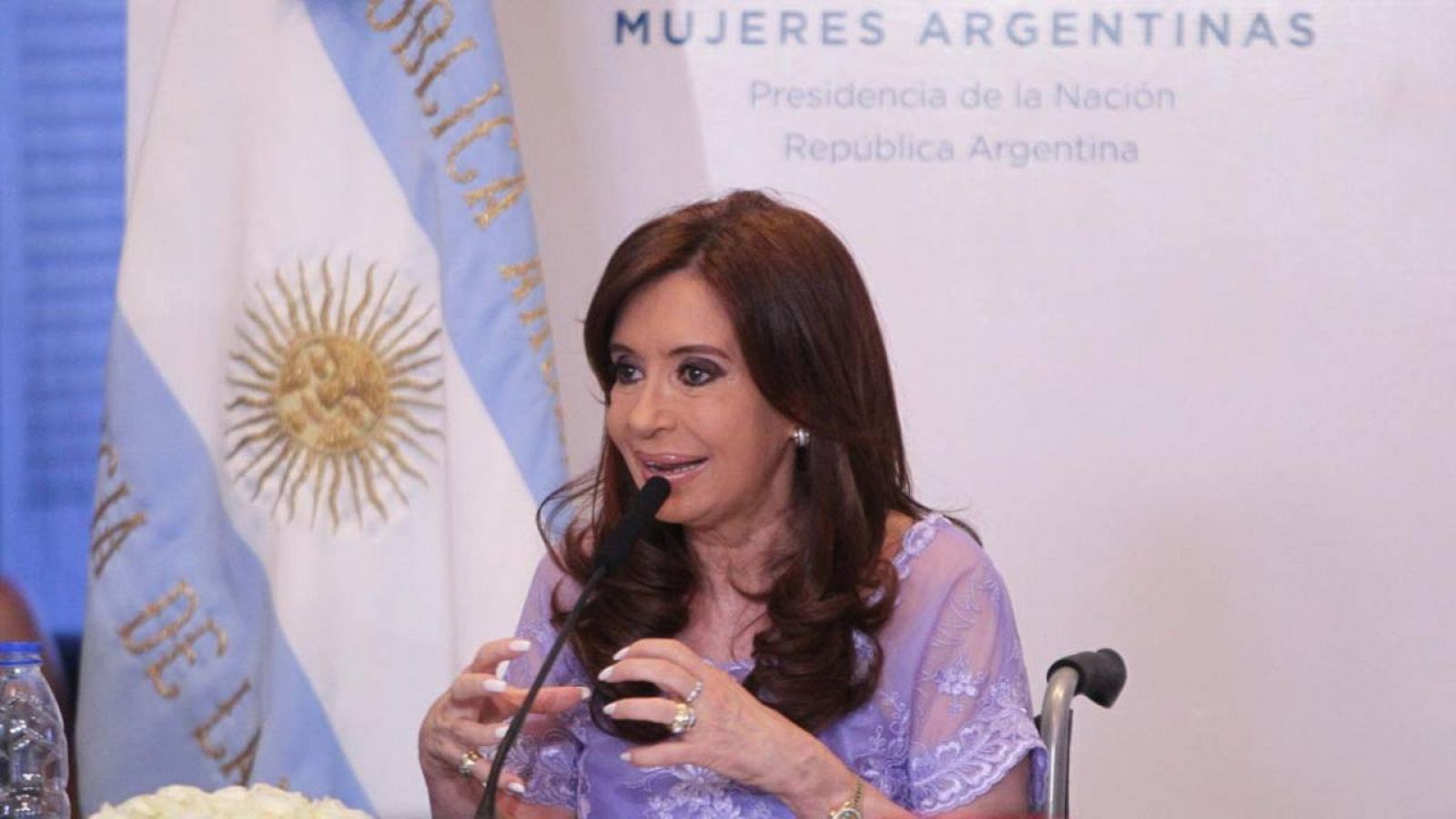 La ex presidenta argentina Cristina Fernández