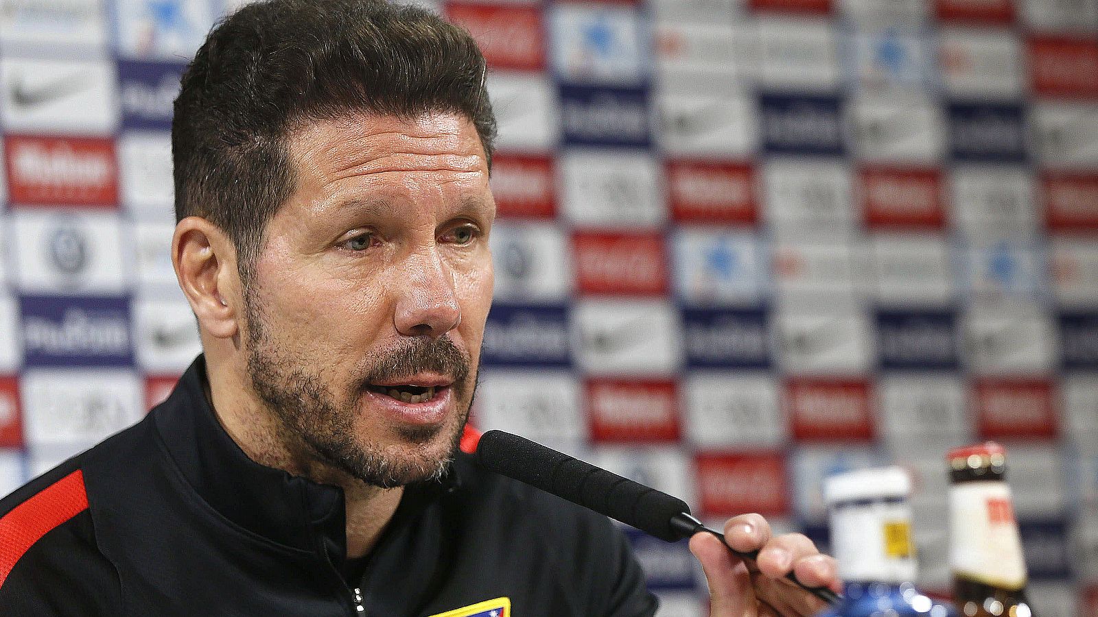 El técnico del Atlético, Diego Simeone