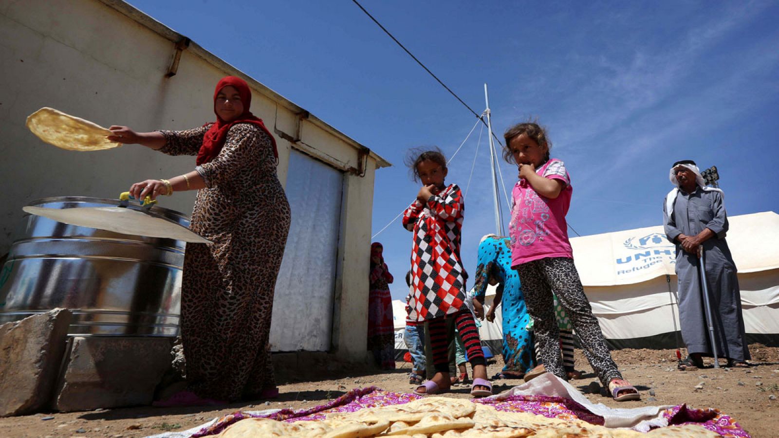 Campo de refugiados huidos de Mosul