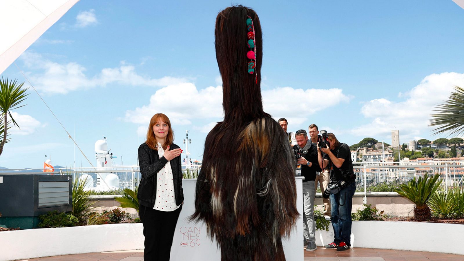 La directora alemana Maren Ade presenta 'Toni Erdmann' en la 69 edición del Festival de Cannes
