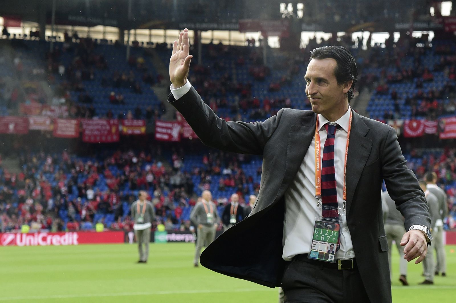 El técnico del Sevilla, Unai Emery