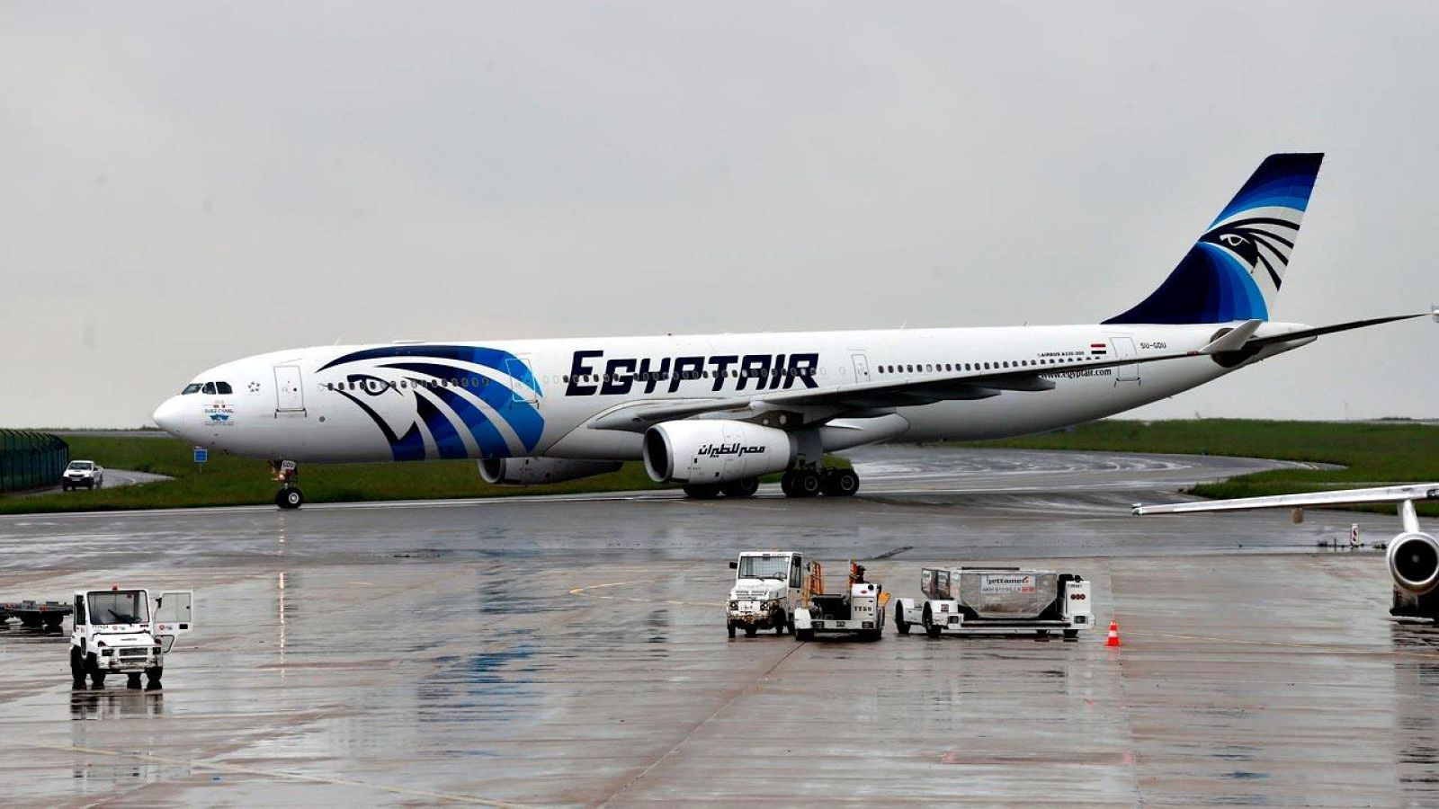 Un avión de EgyptAir similar al siniestrado en el aeropuerto Charles de Gaulle de París 