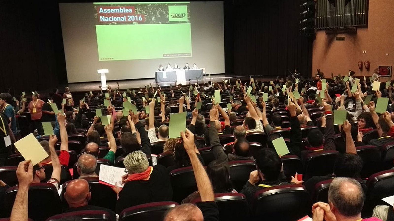 Asamblea nacional de la CUP en Esparreguera