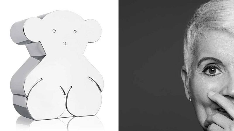 Rosa Oriol y su osito, el símbolo de un imperio.