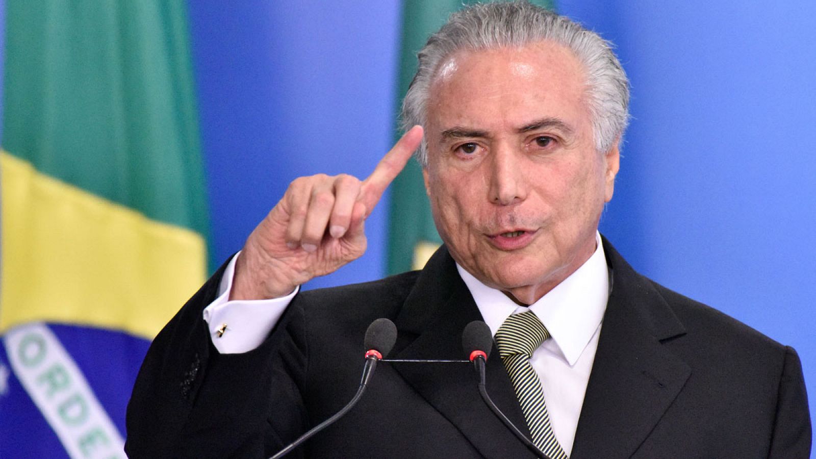 El presidente interino de Brasil, Michel Temer