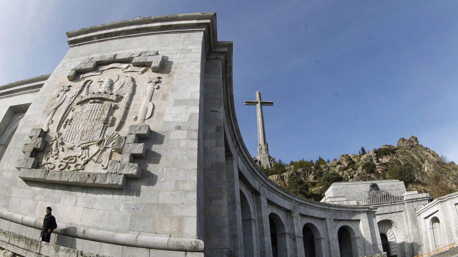 Vista general del Valle de los Caídos, en Madrid