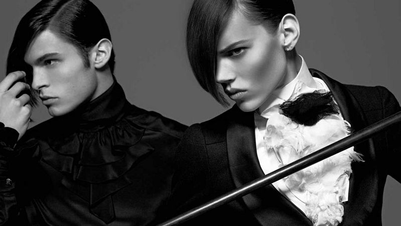 Monokel Diele, imagen de Lagerfeld para Vogue Alemania (2009)