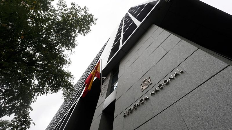 Exterior de la Audiencia Nacional, Madrid