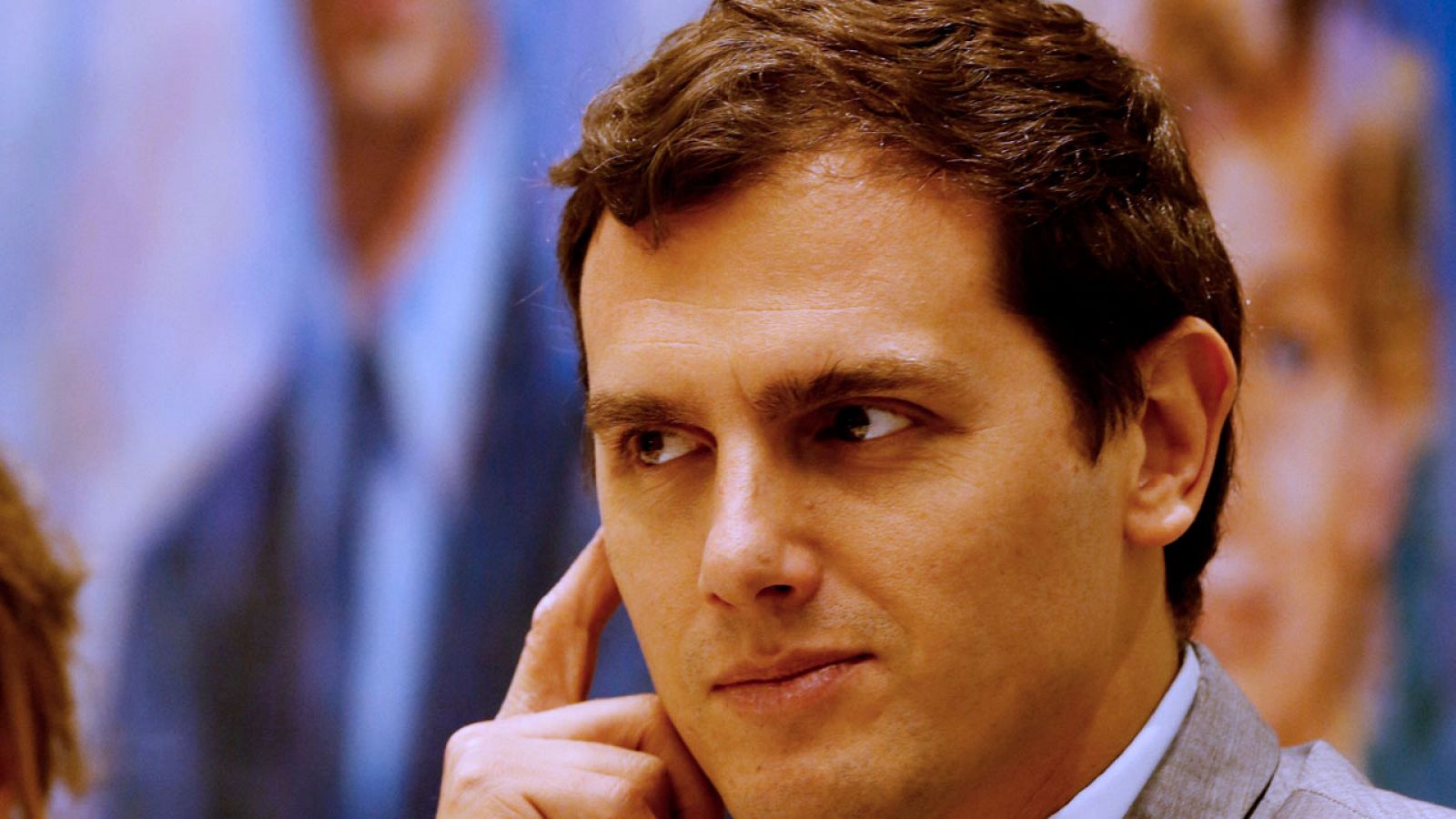 El presidente de Ciudadanos, Albert Rivera, en una conferencia en el Club Siglo XXI