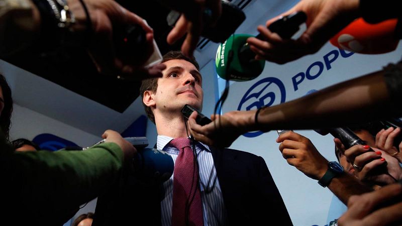 El vicesecretario de Comunicación del PP, Pablo Casado.
