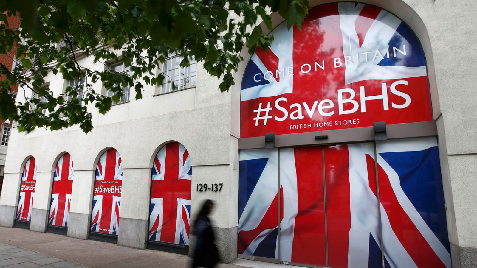 La sede de British Home Stores (BHS) en Londres