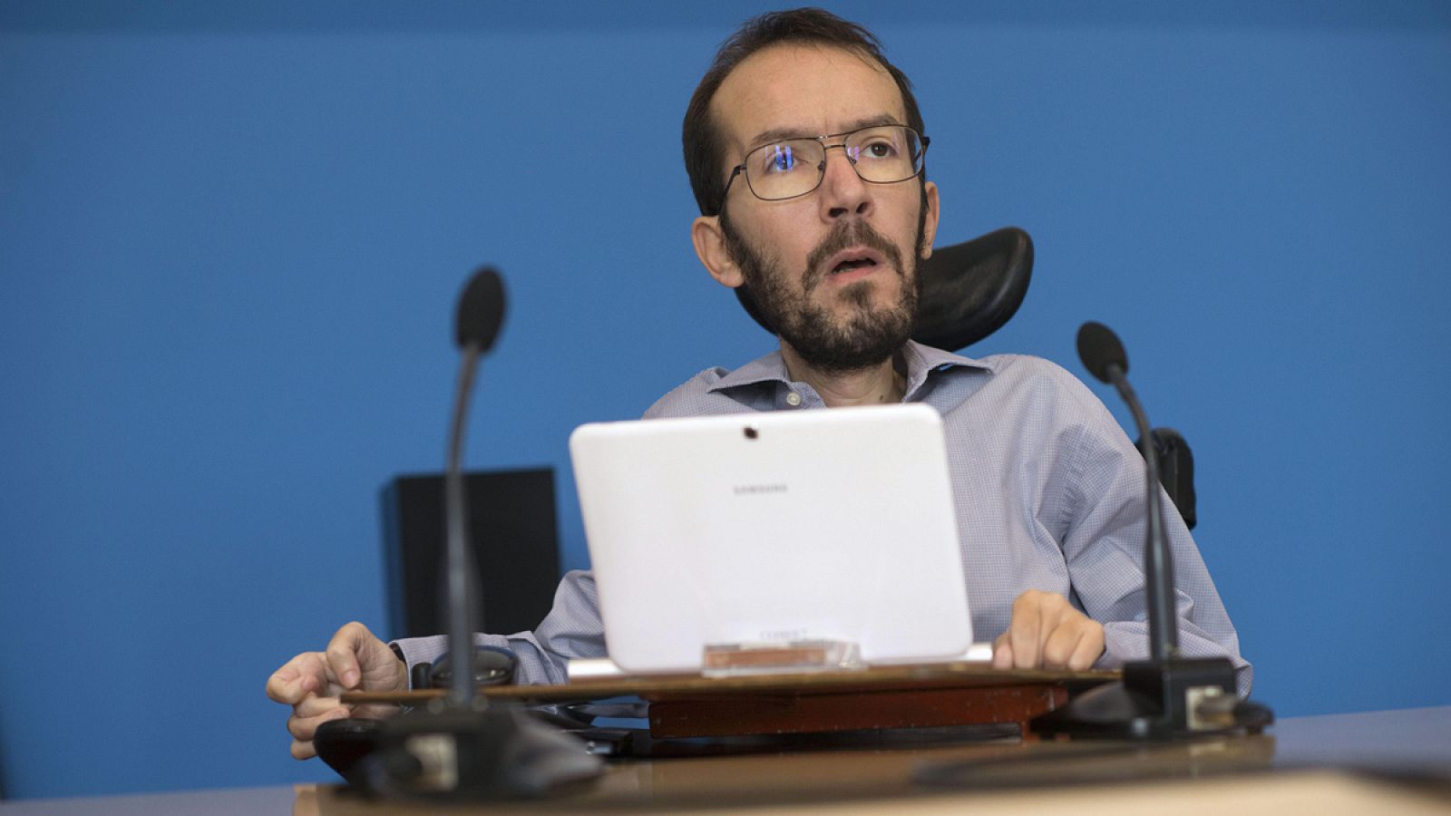 El secretario general de Podemos, Pablo Echenique