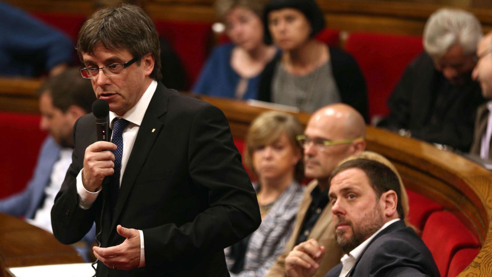 El presidente de la Generalitat, Carles Puigdemont