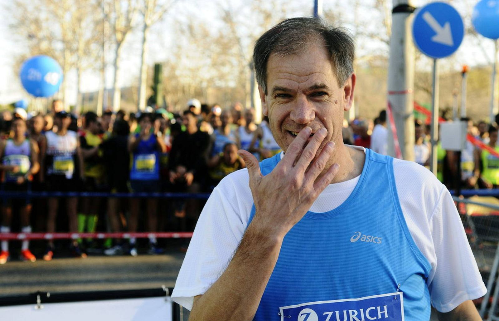 El histórico maratoniano español Abel Antón.