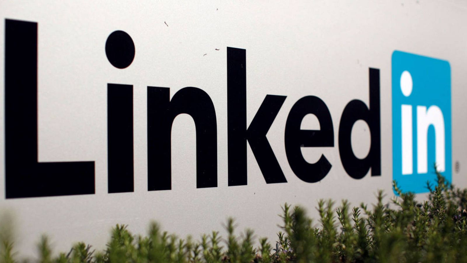 Logotipo de Linkedin en una imagen de archivo
