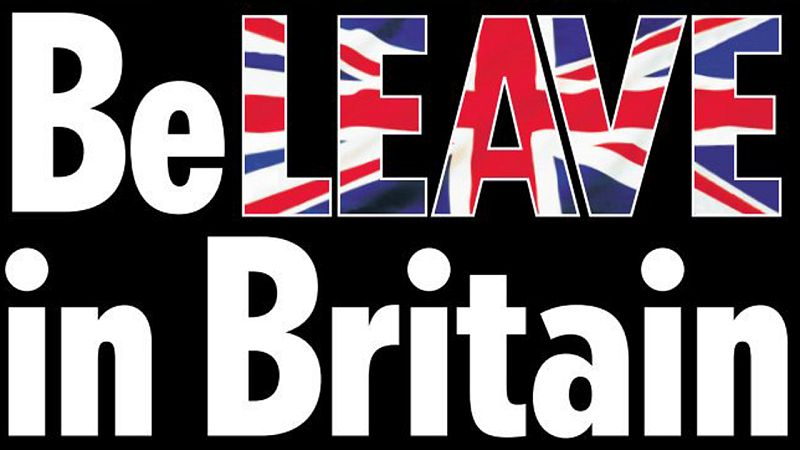 Portada del diario británico 'The Sun' en defensa de la salida de la UE