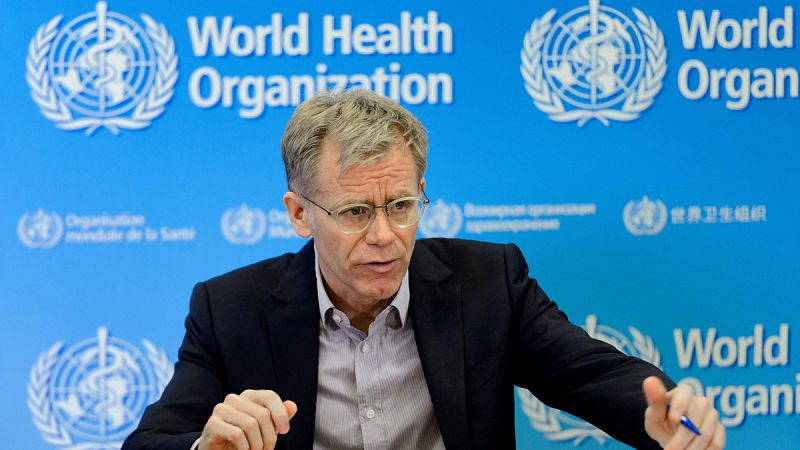 El director de Emergencias de la OMS, Bruce Aylward, en rueda de prensa
