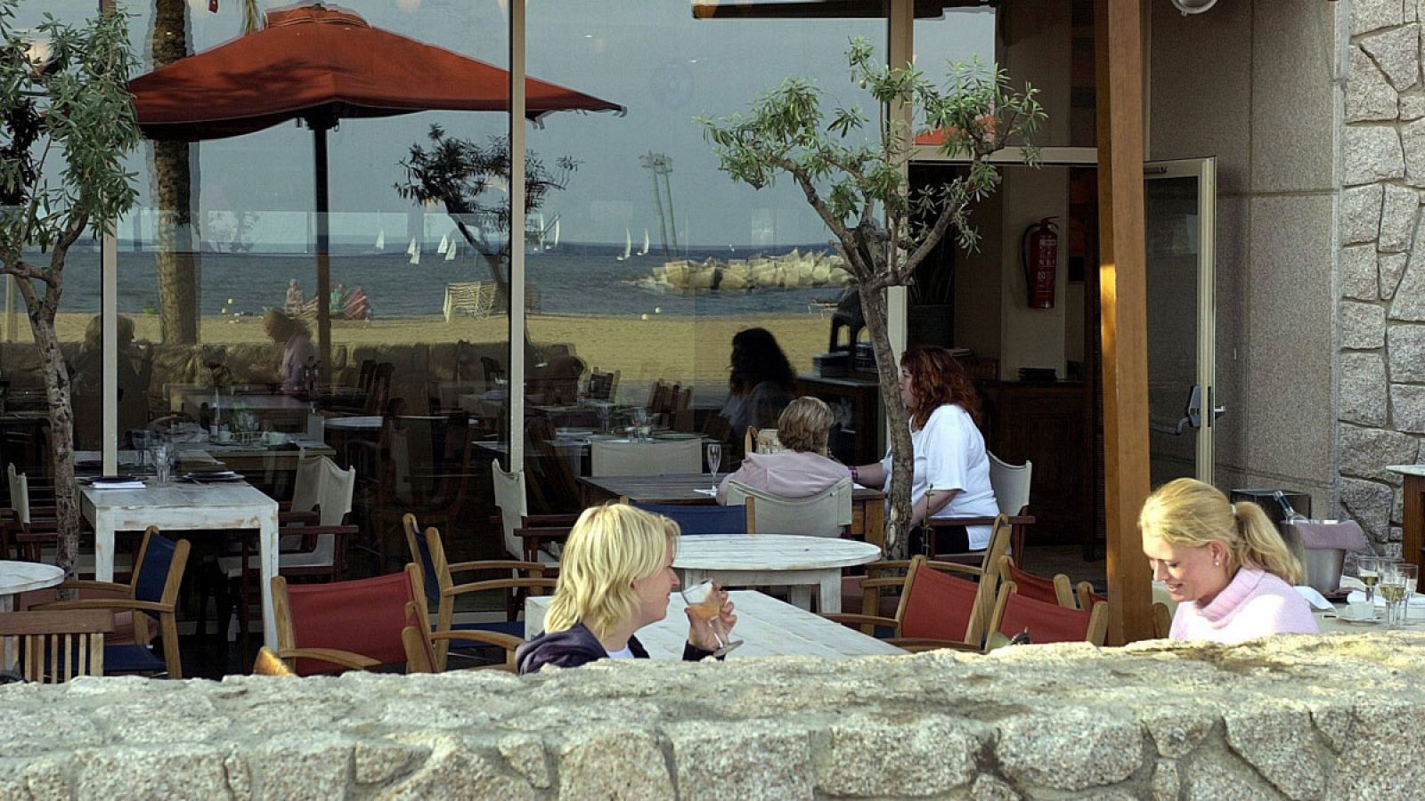 Un restaurante de Barcelona en una imagen de archivo