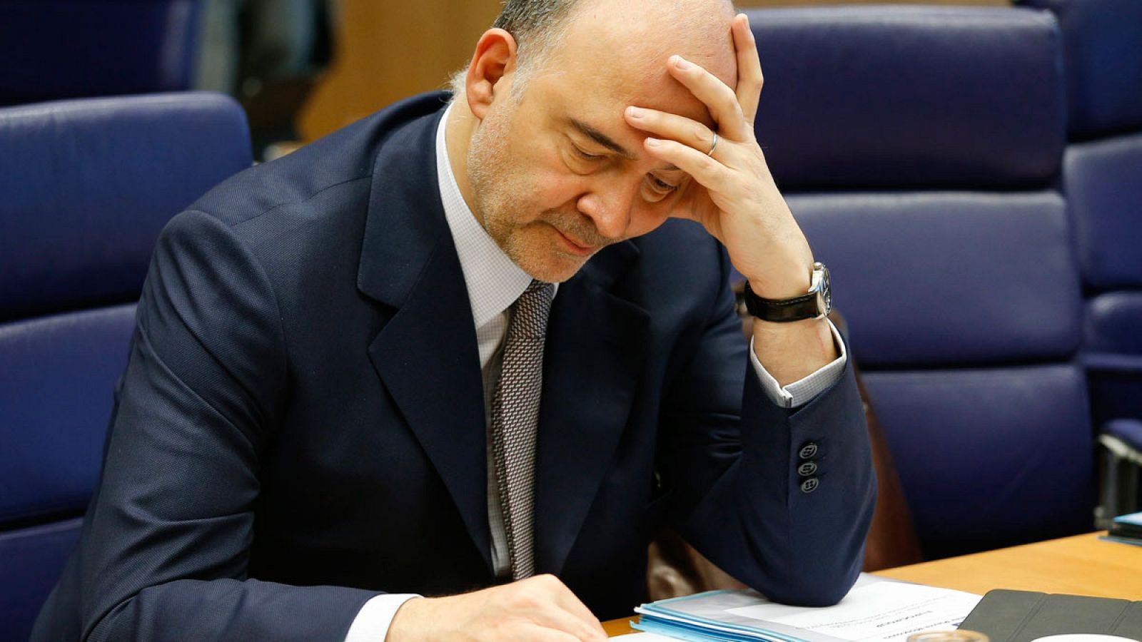 El comisario europeo de Asuntos Económicos, Pierre Moscovici