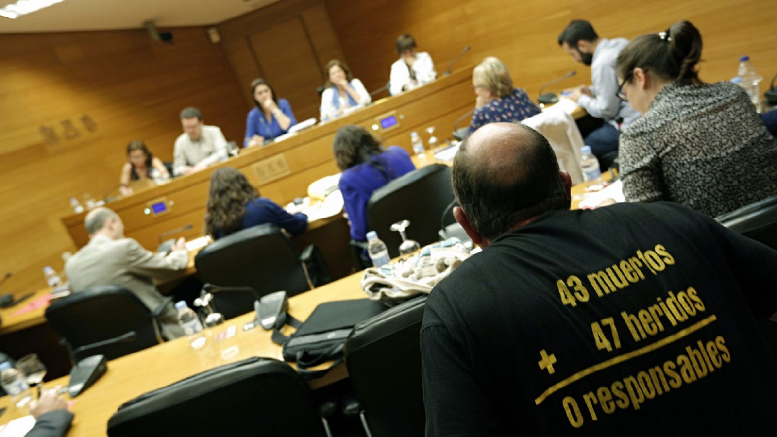 Una de las últimas comparecencias ante la comisión de Les Corts sobre el accidente de metro de Valencia