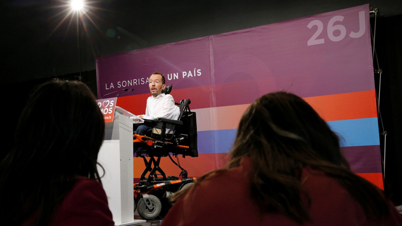 El secretario de Organización de Podemos, Pablo Echenique, valora los resultados electorales