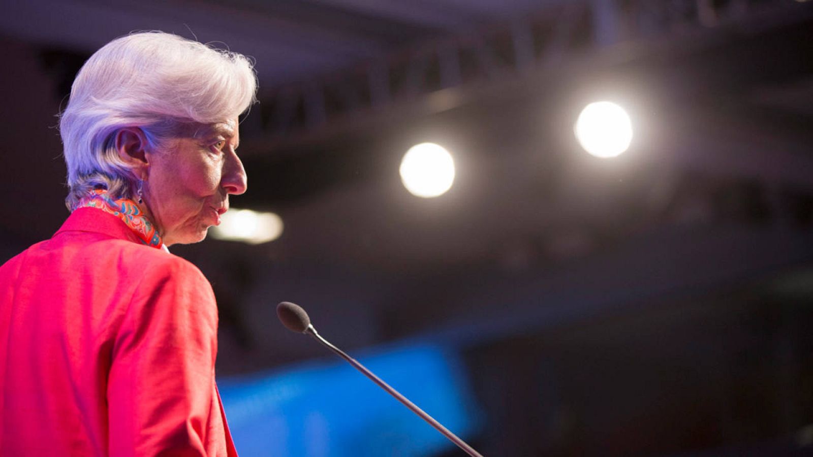 La directora gerente del FMI, Christine Lagarde