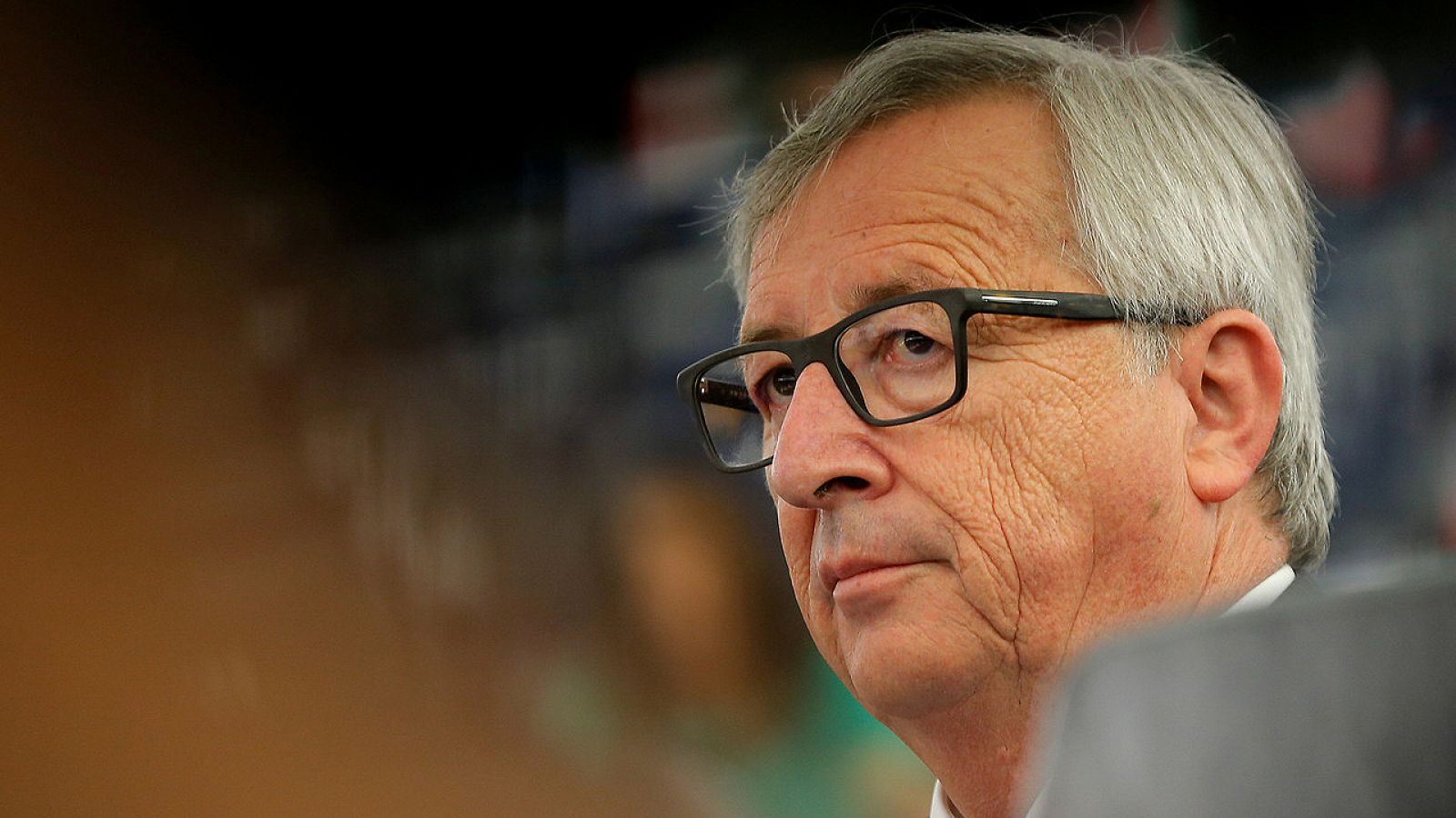 El presidente de la Comisión Europea, Jean-Claude Juncker, durante un debate en el Parlamento Europeo en Estrasburgo