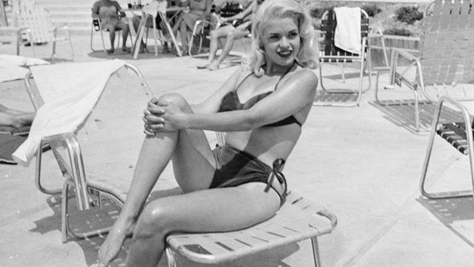 La actriz Jayne Mansfield fue una pionera en el uso del bikini.