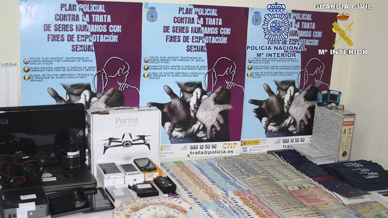 Siete detenidos en la mayor red de falsificación de moneda