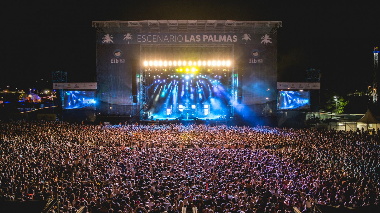 El escenario princiapl del FIB en la primera jornada del festival