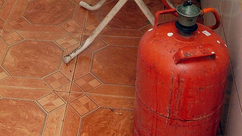 Una bombona de butano en una imagen de archivo
